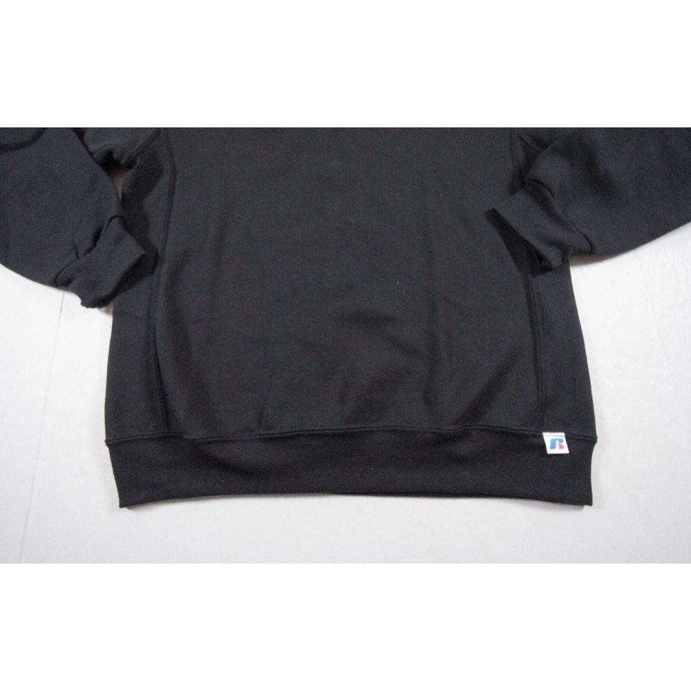 Russell Athletic Sweatshirt Mens Small Black Crewneck Sweater Dri Power Adult - Picture 3 of 10